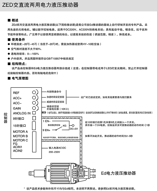 ZED交直流兩用電力液壓制動(dòng)器